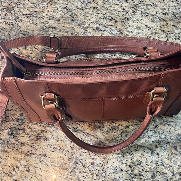 Brown Leather Handbag - Picture 10 of 12